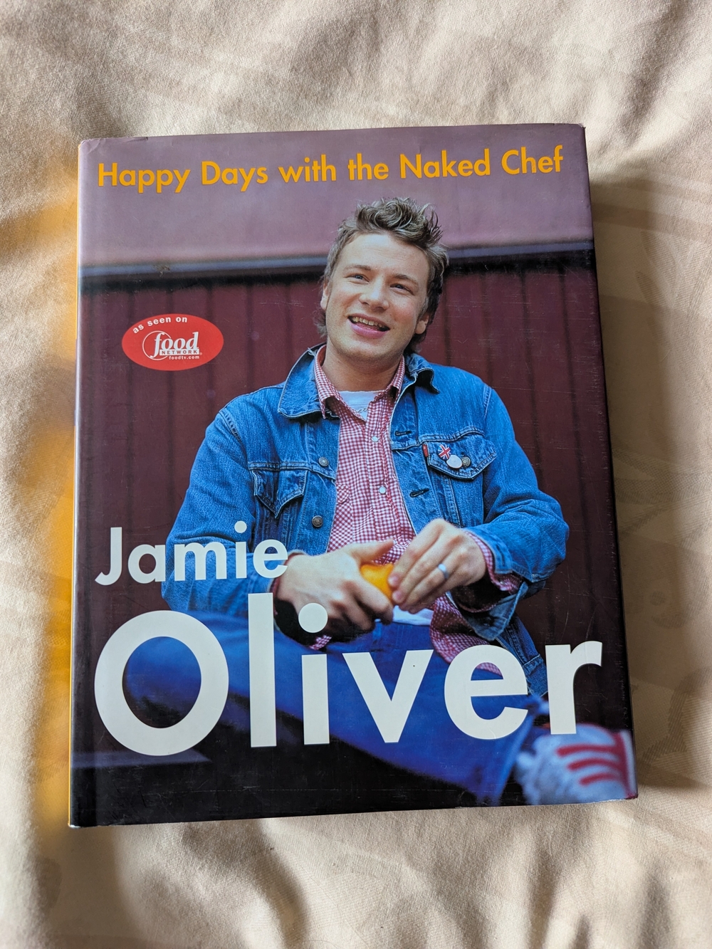Happy Days with the Naked Chef - Blue Denim Cover Cookbook